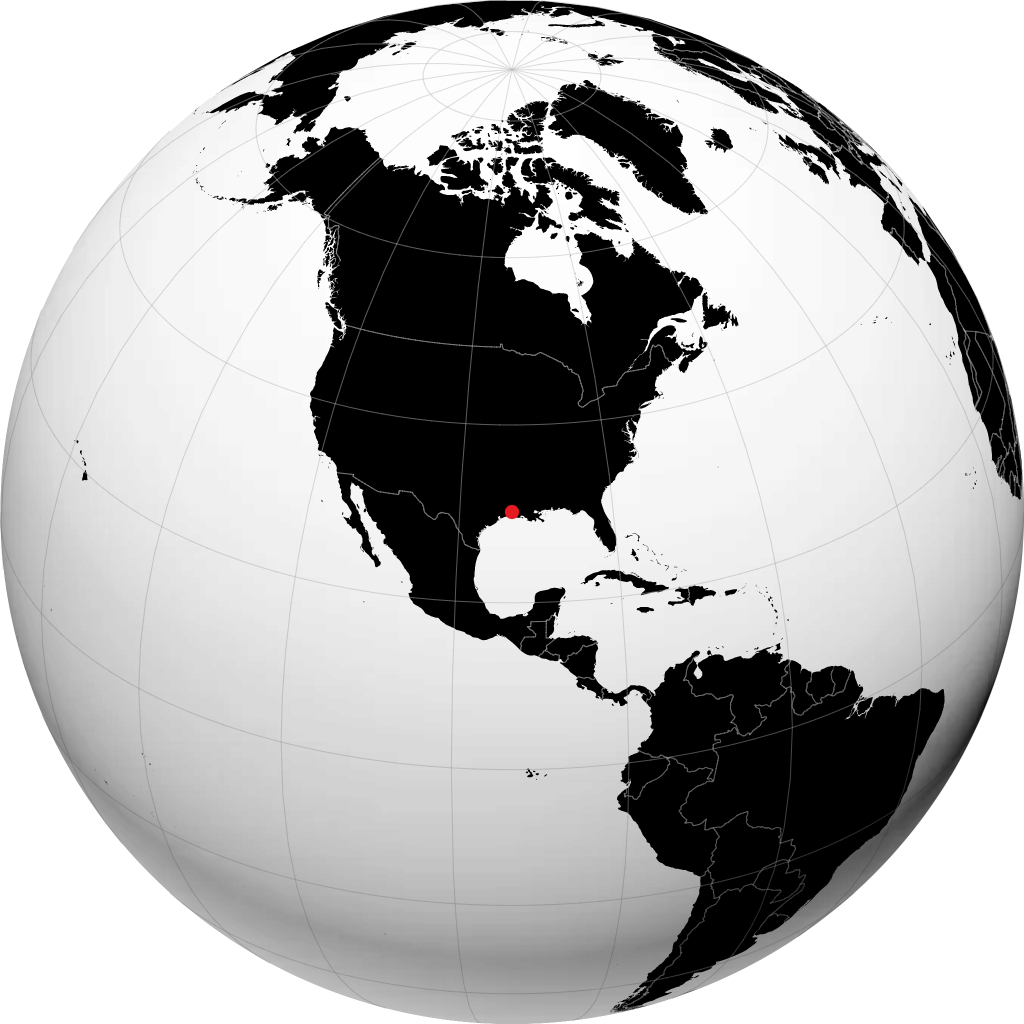 Lake Charles pada glob