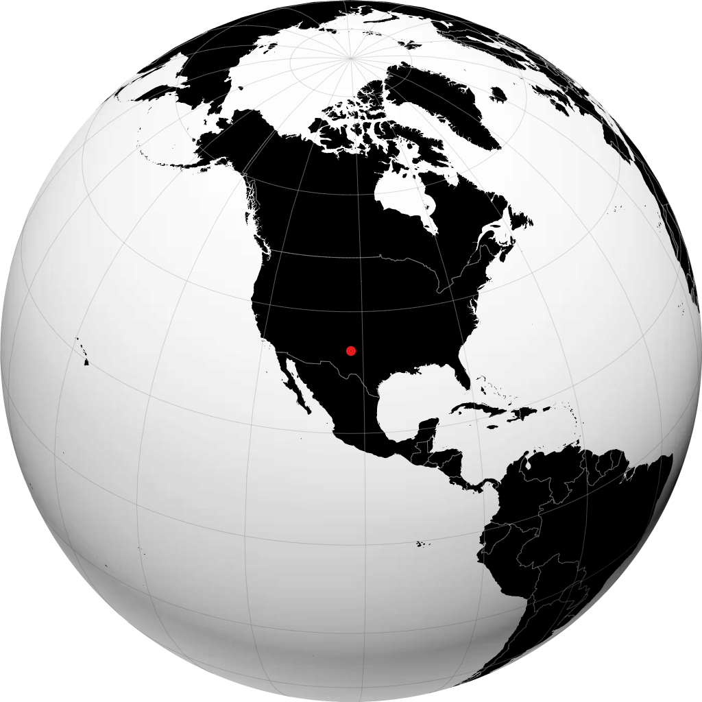 Levelland pada glob