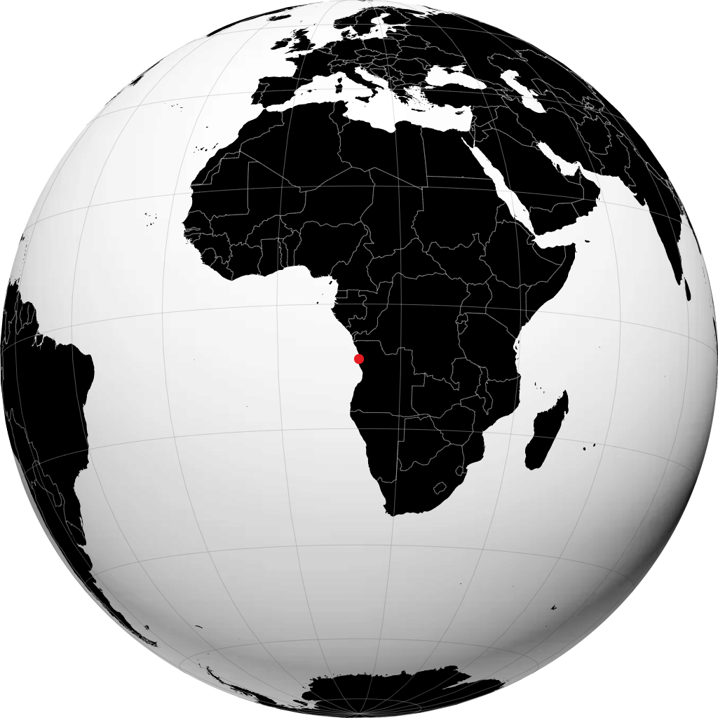 Luanda pada glob