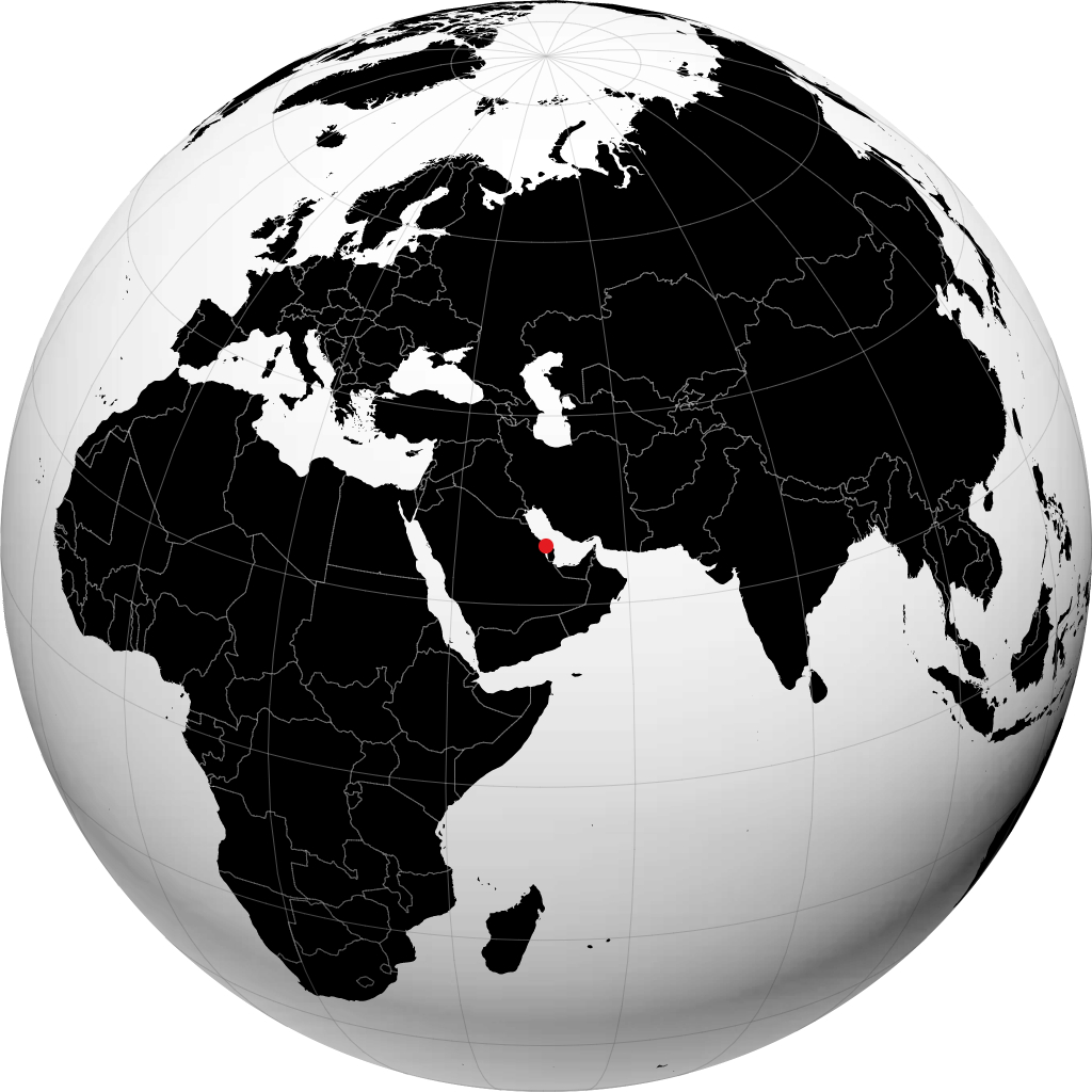 Manama pada glob