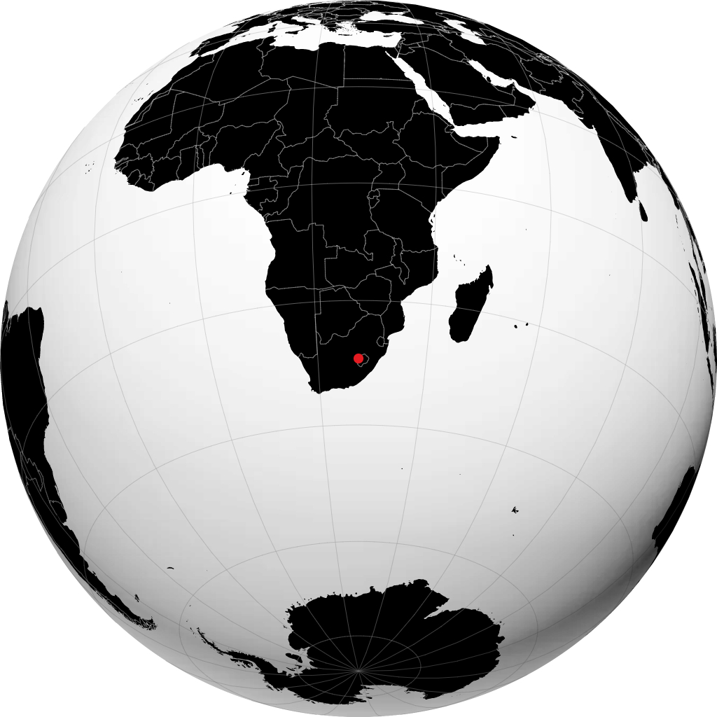 Maseru pada glob