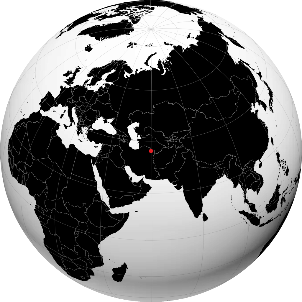 Mashhad pada glob