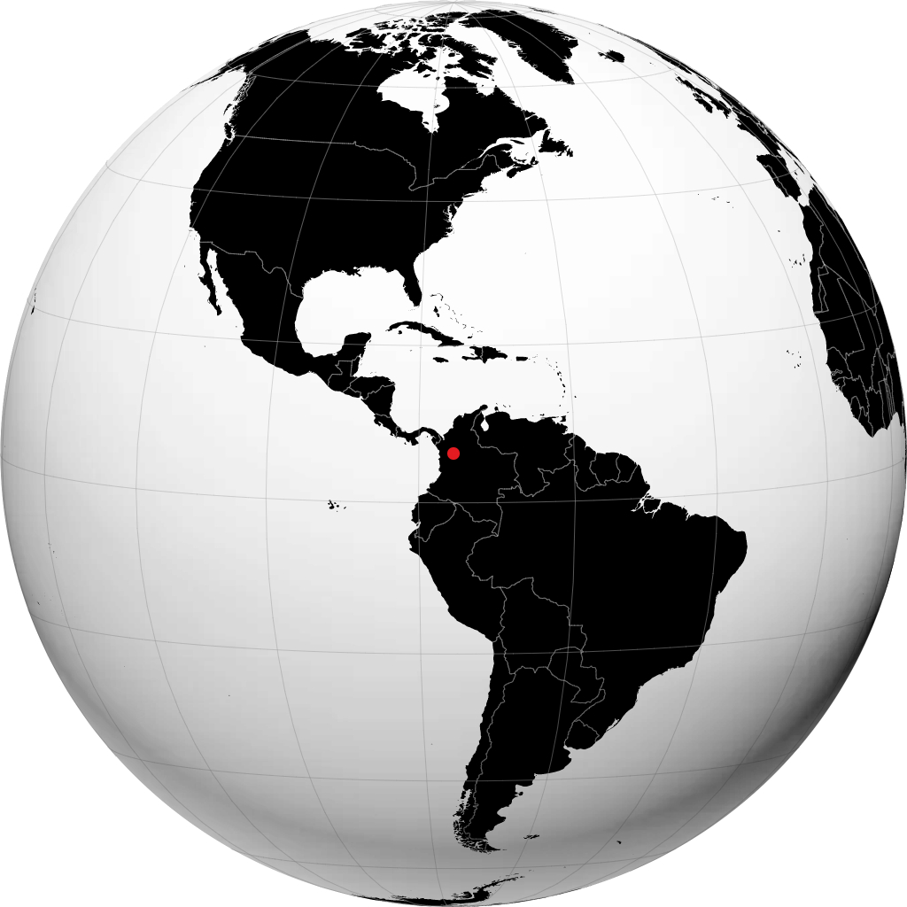 Medellín pada glob