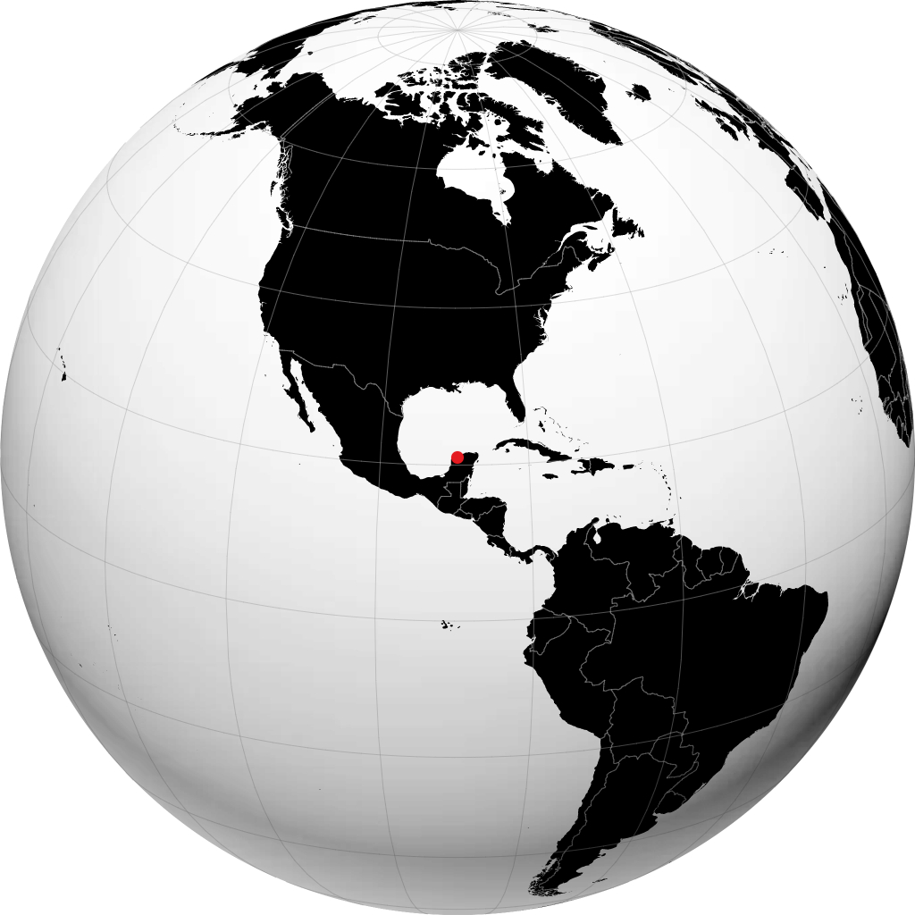 Mérida pada glob