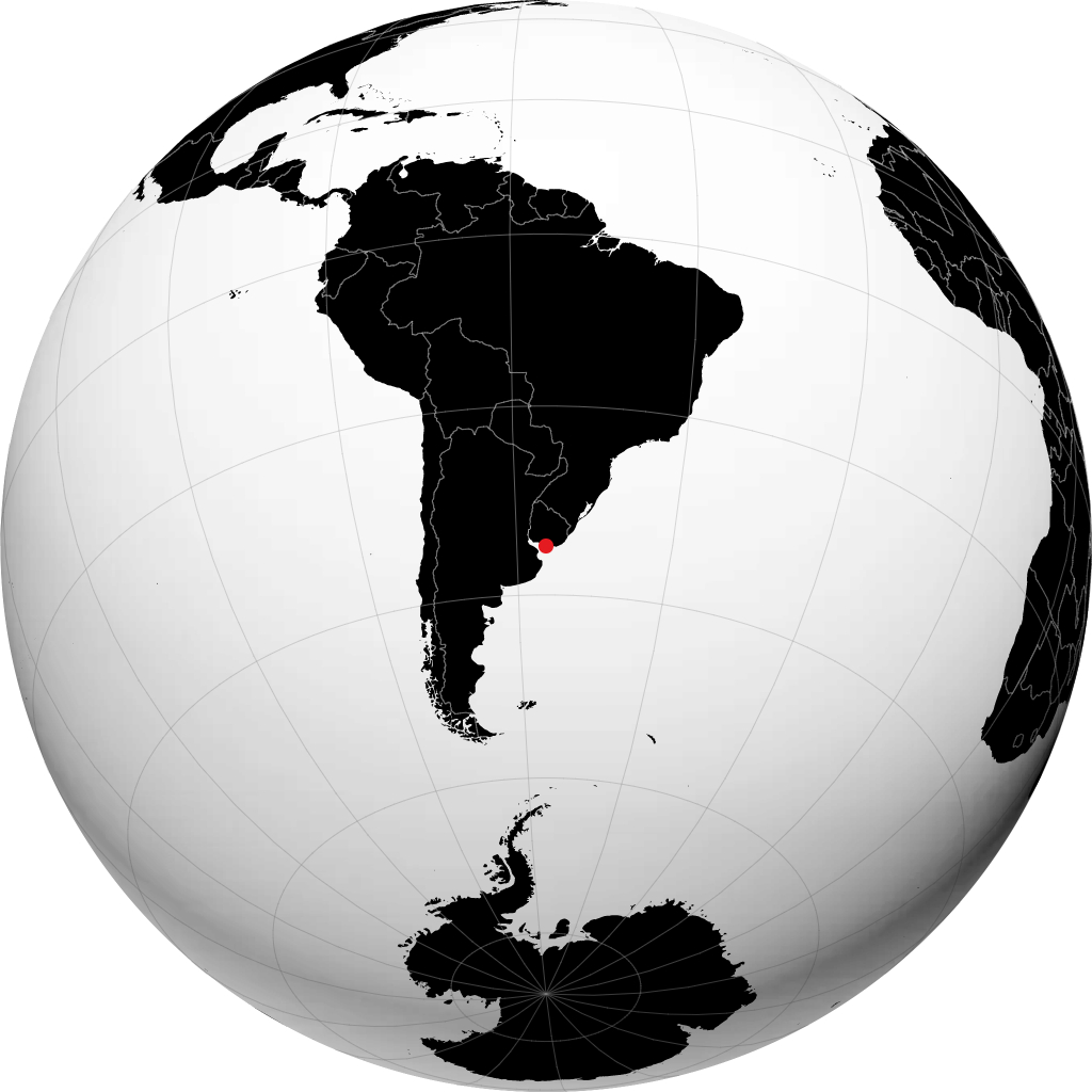 Montevideo pada glob