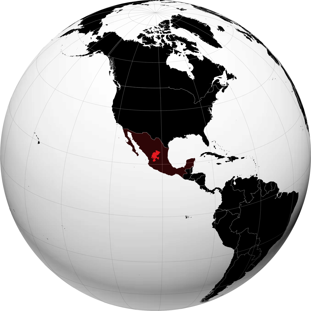 Zacatecas pada glob