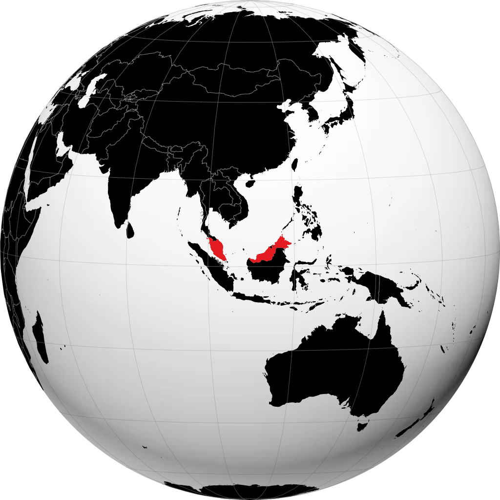 Malaysia pada glob
