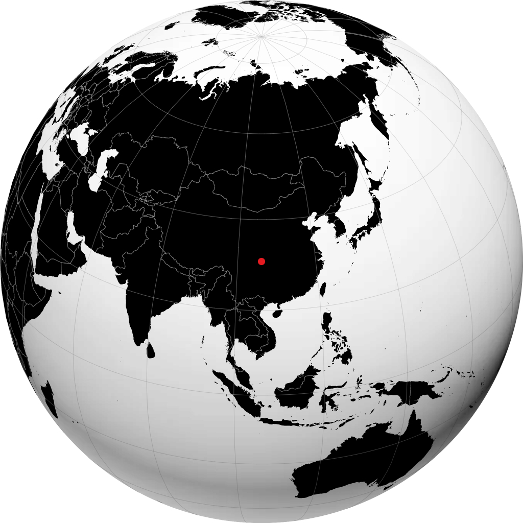 Nanchong pada glob