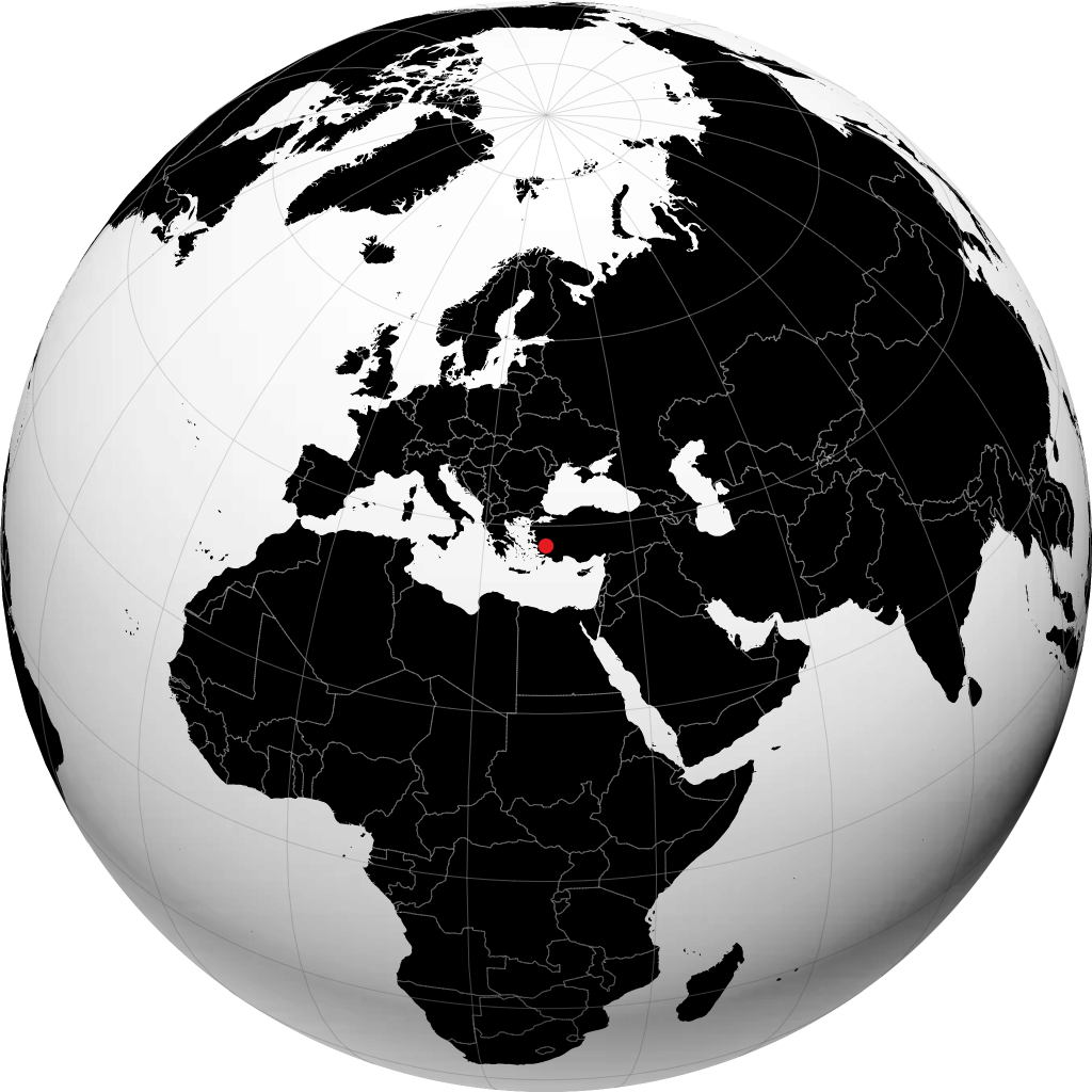 Nazilli pada glob