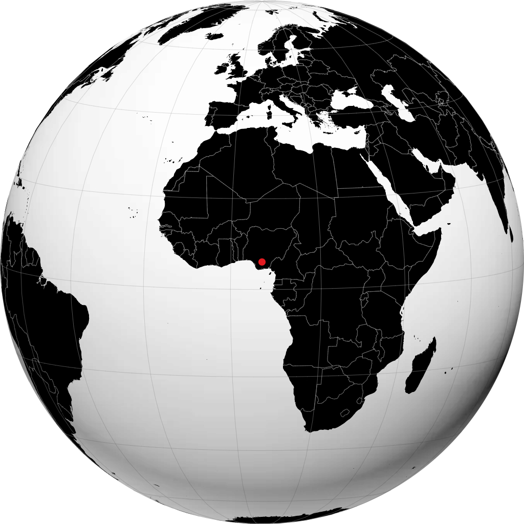 Nnewi pada glob