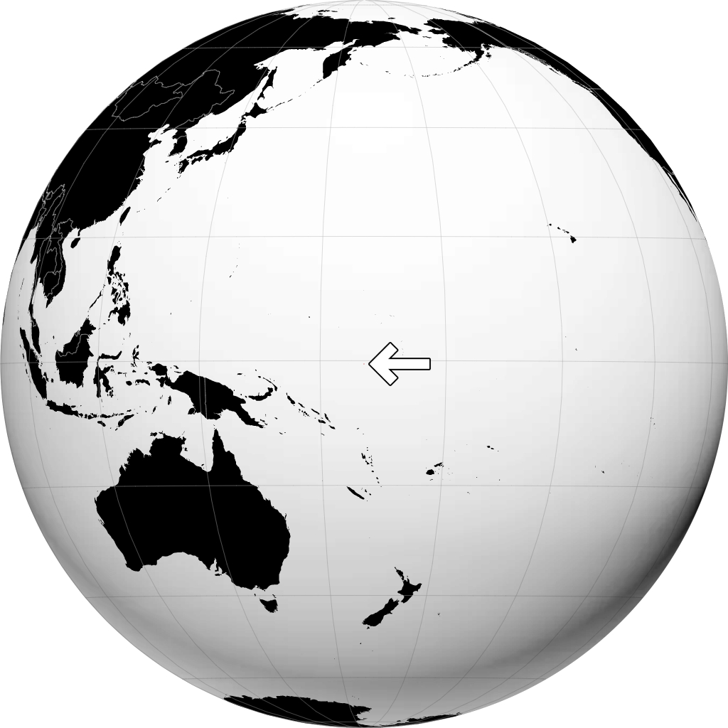 Nauru pada glob