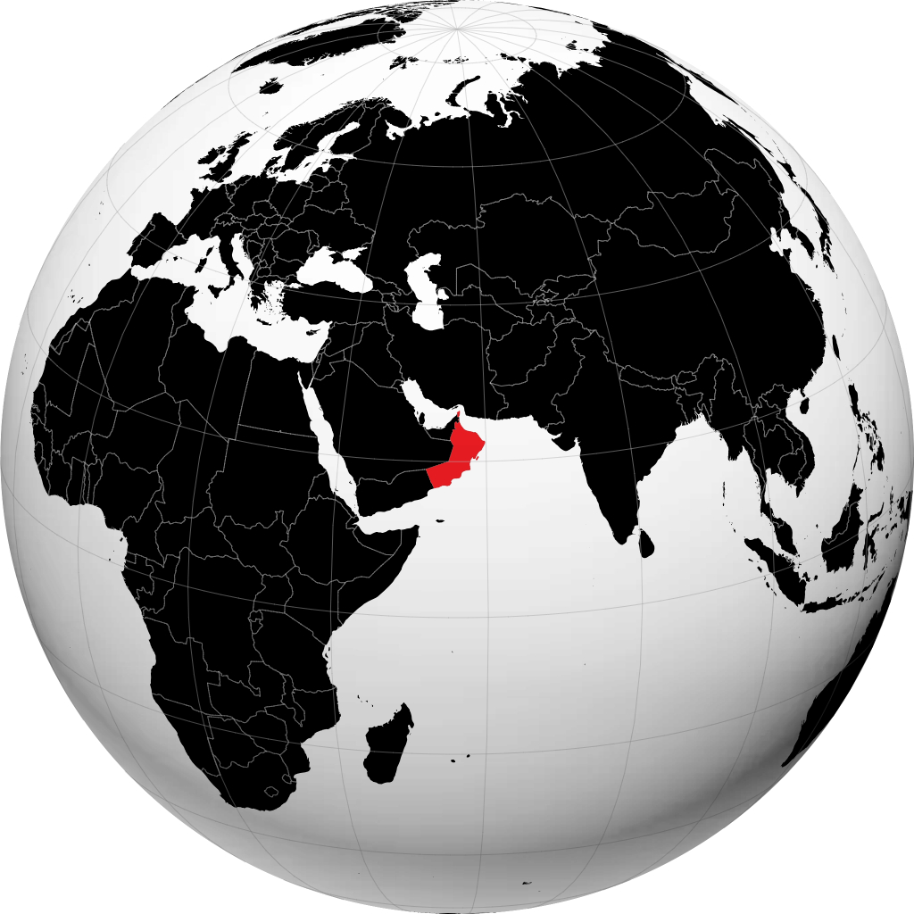Oman pada glob