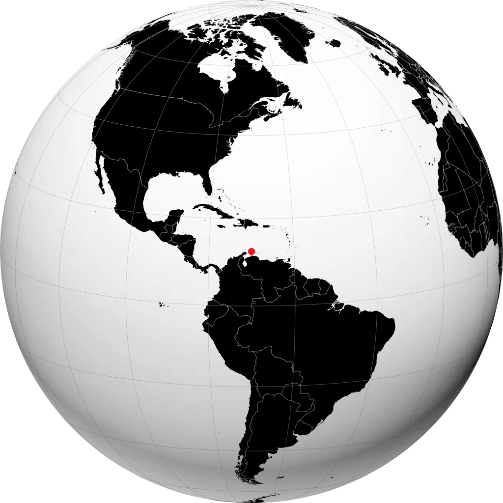 Oranjestad pada glob