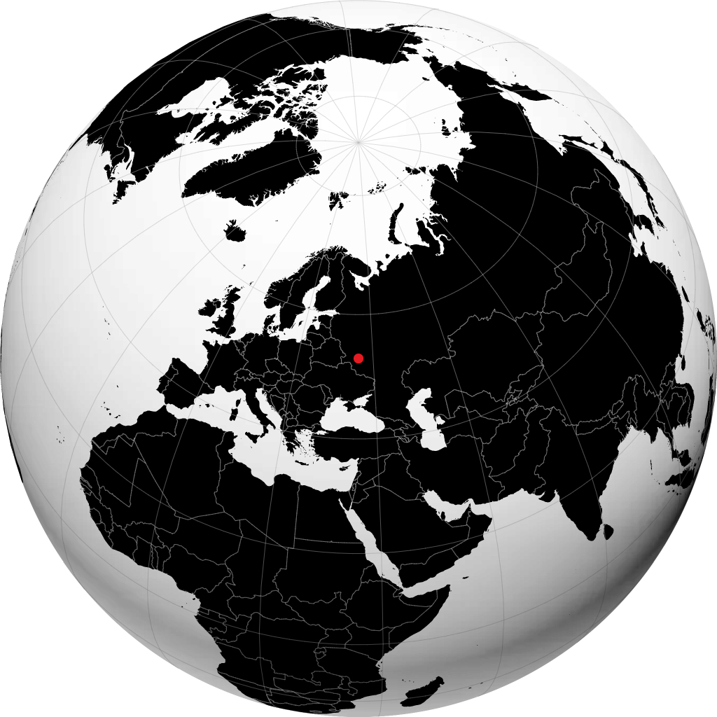 Oryol pada glob