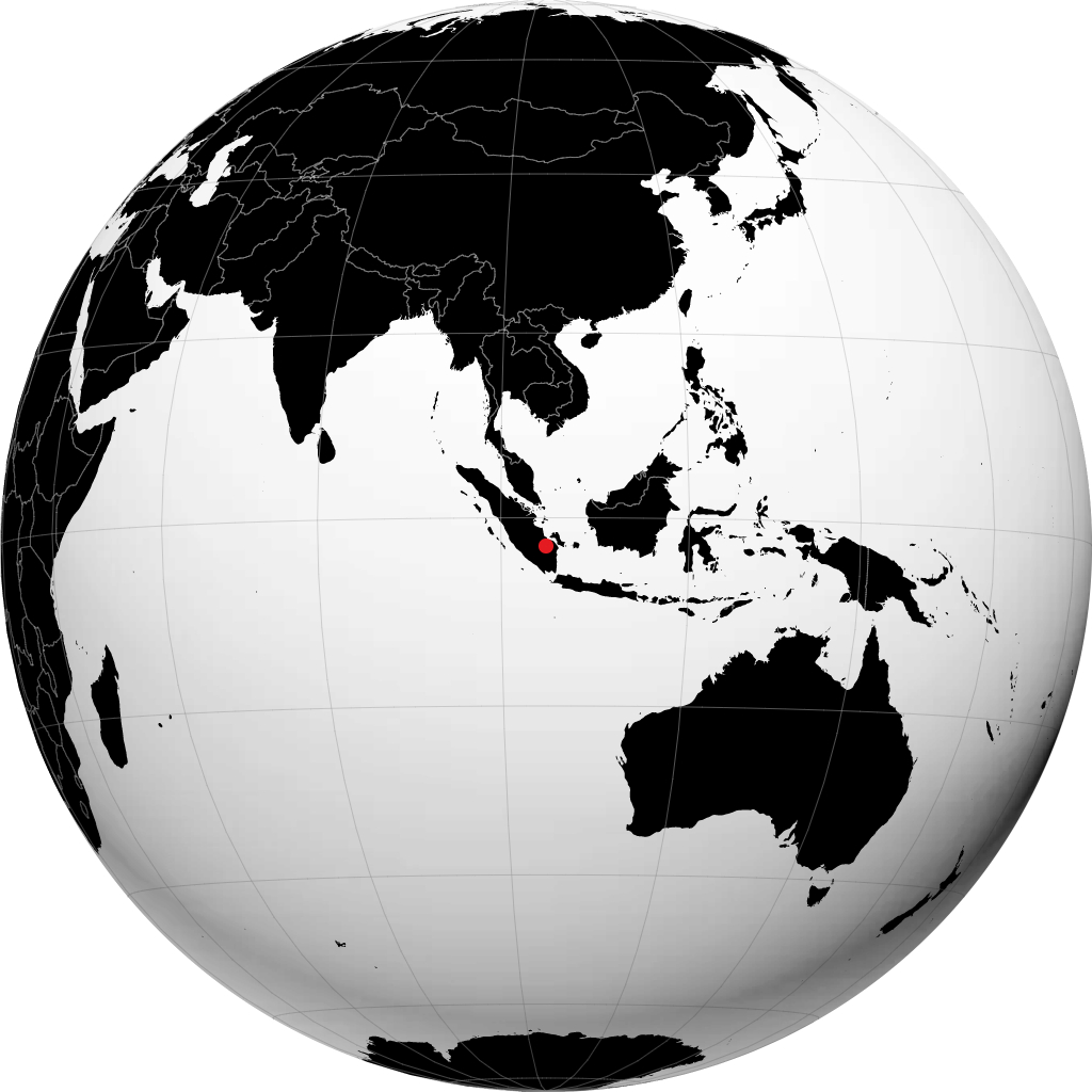 Palembang pada glob