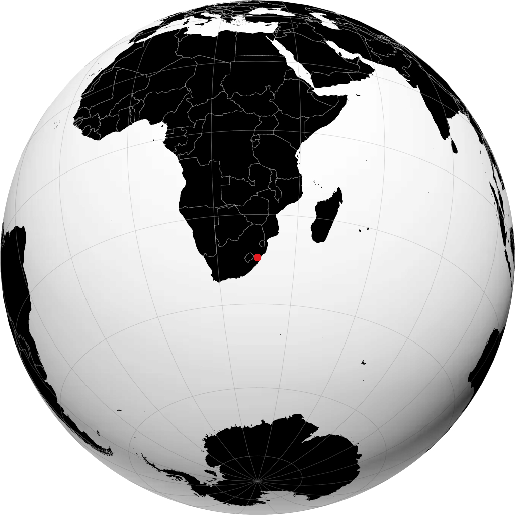 Pietermaritzburg pada glob