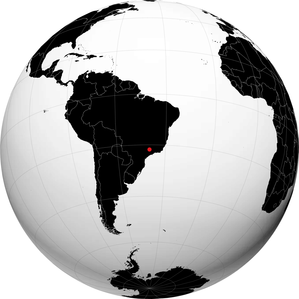Poços de Caldas pada glob