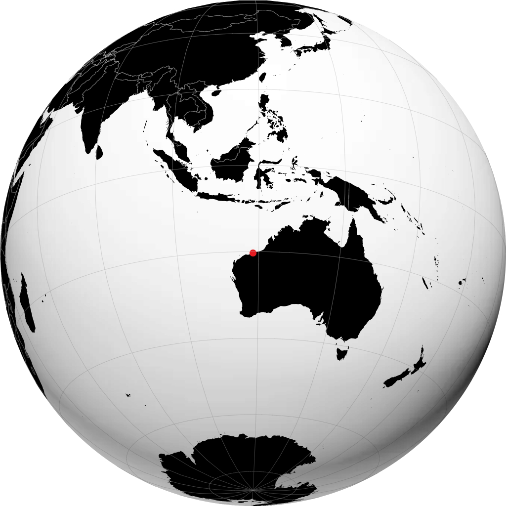 Port Hedland pada glob
