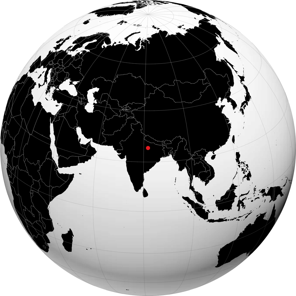 Prayagraj pada glob