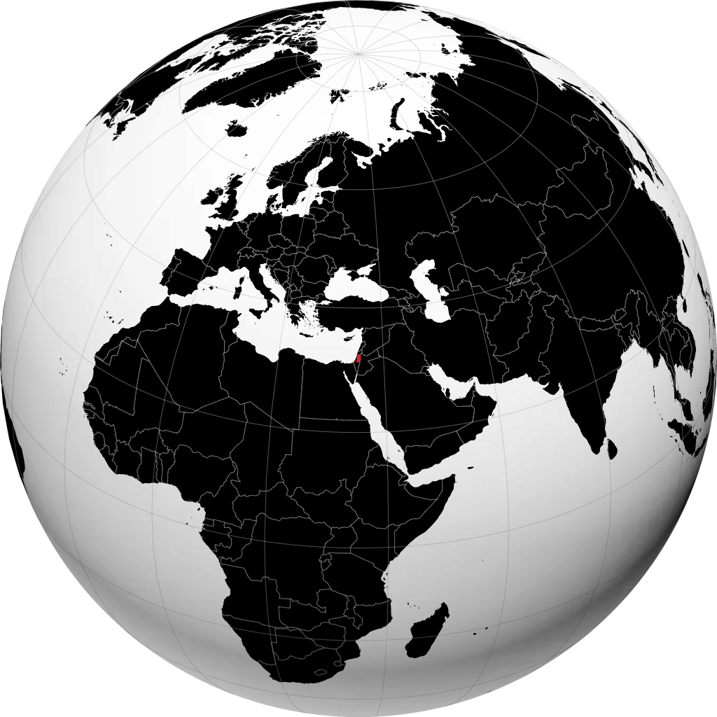 Palestin pada glob