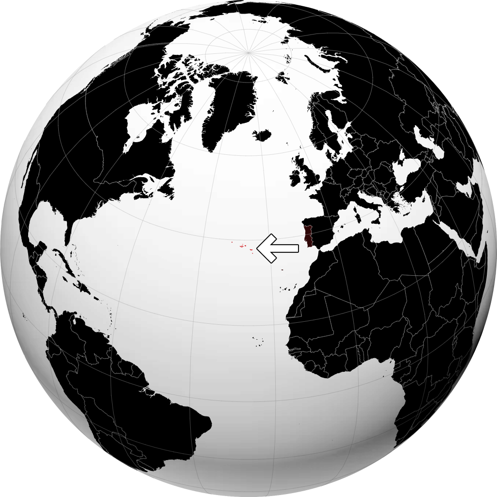 Azores pada glob