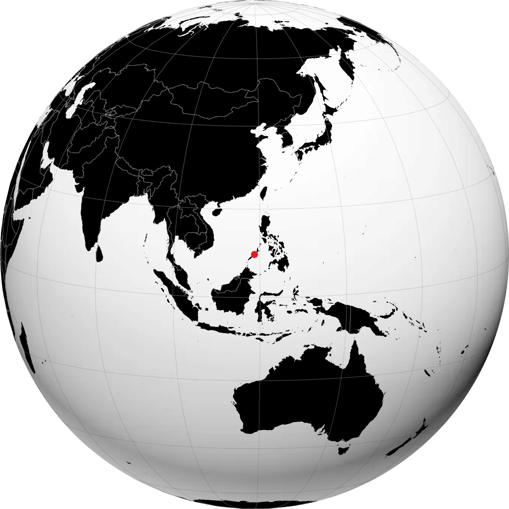 Puerto Princesa City pada glob