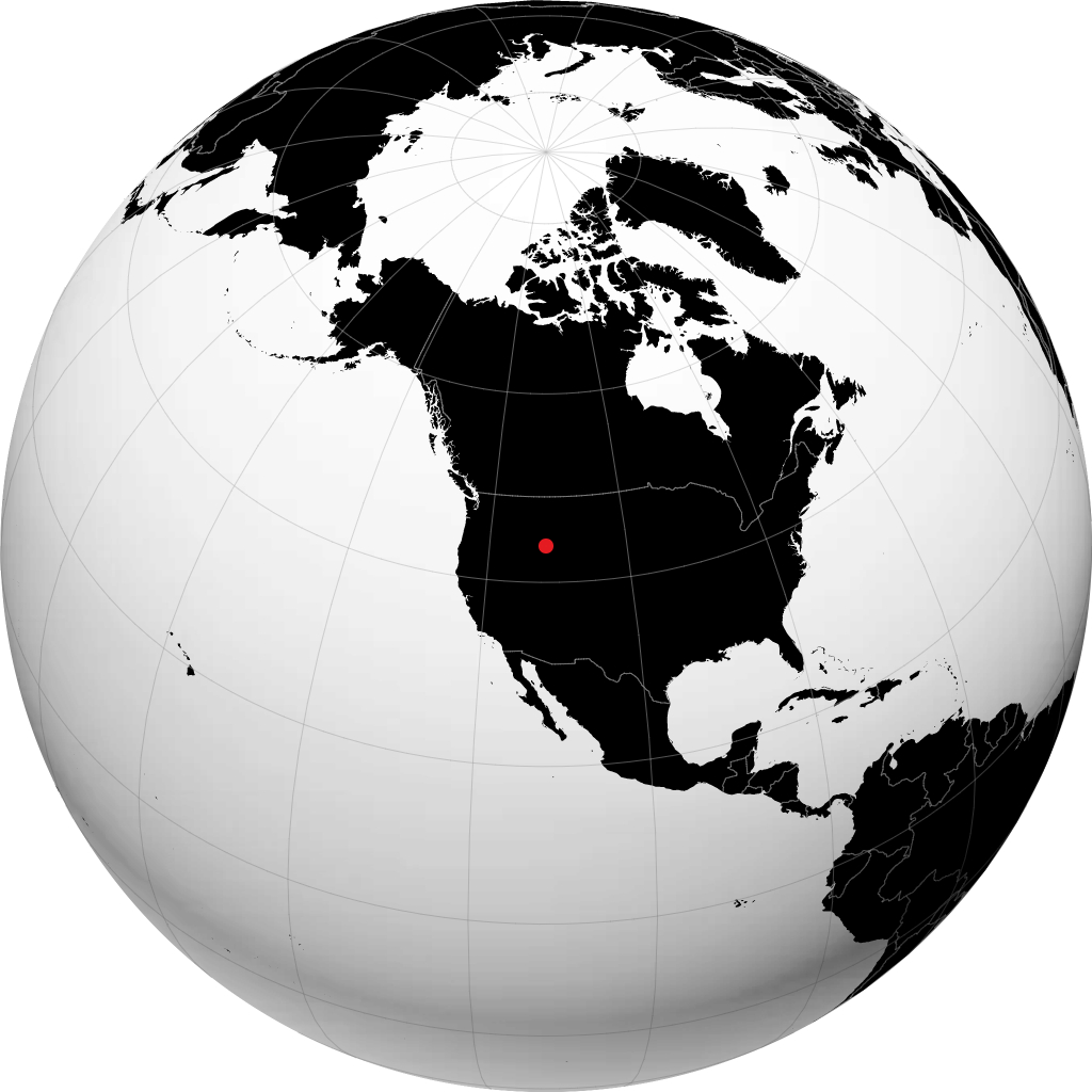 Rexburg pada glob