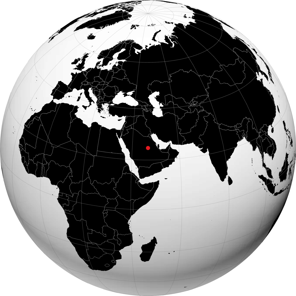 Riyadh pada glob
