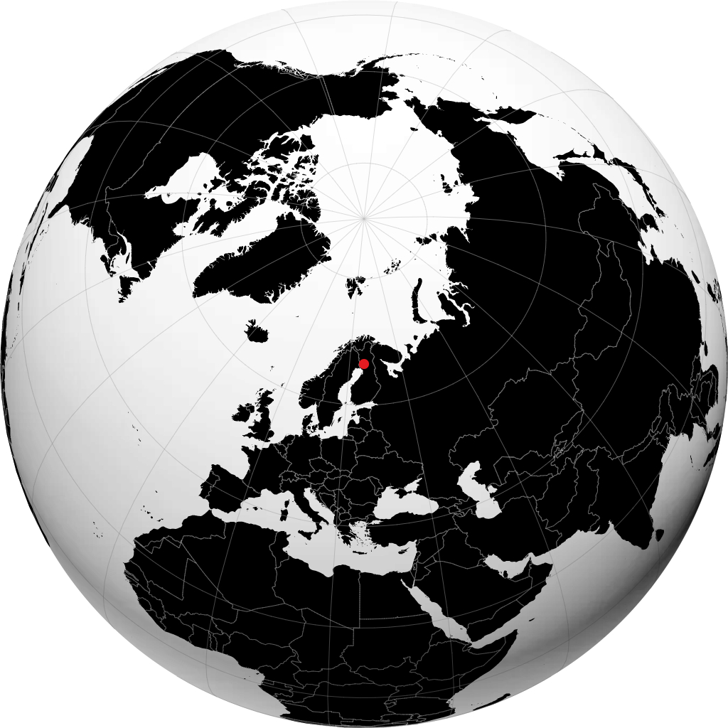 Rovaniemi pada glob