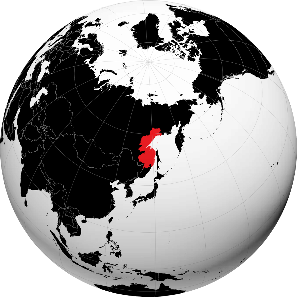 Wilayah Khabarovsk pada glob