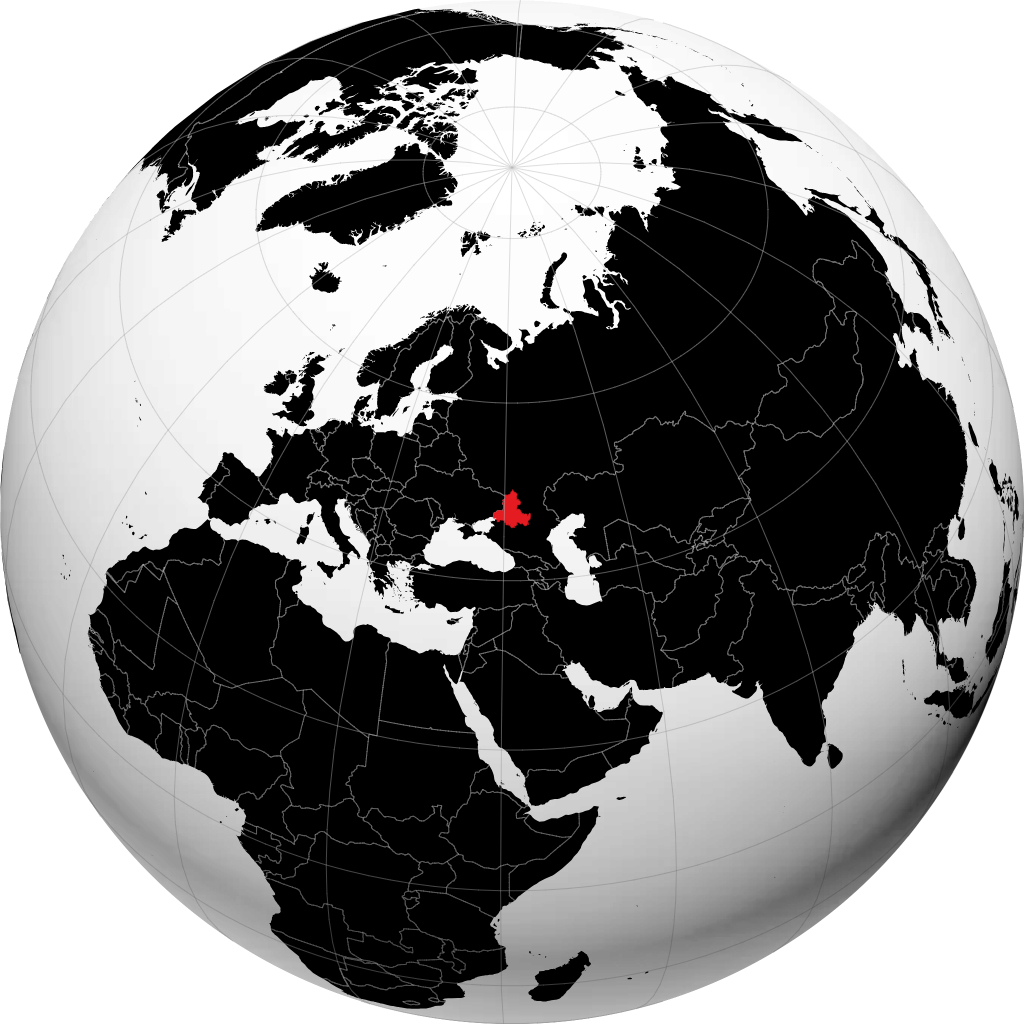Wilayah Rostov pada glob