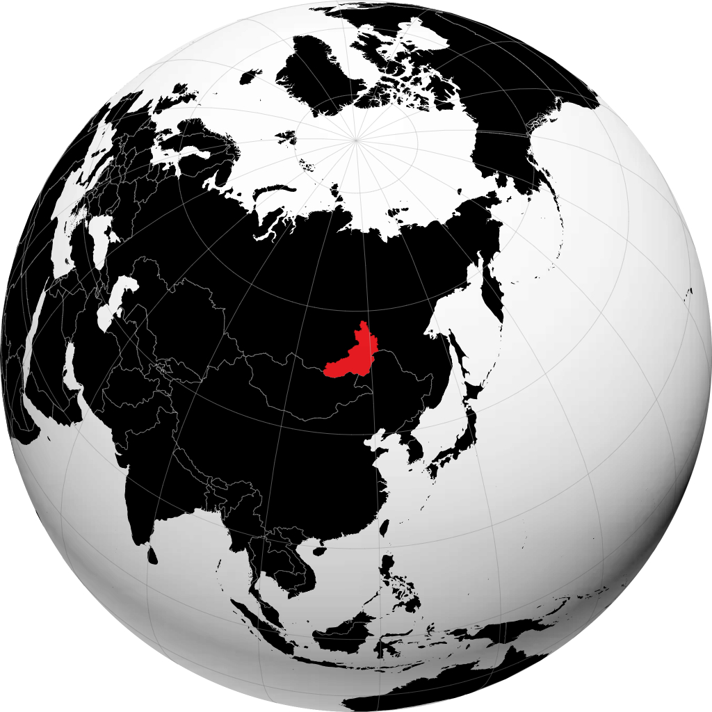 Wilayah Zabaykalsky pada glob