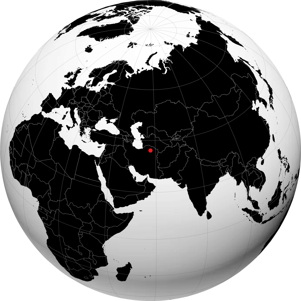 Sabzawār pada glob