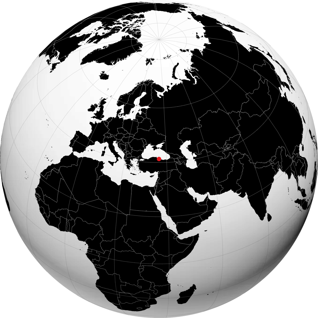 Samsun pada glob
