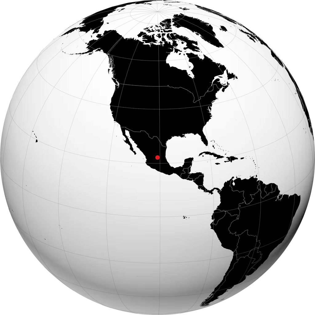 San Luis Potosí City pada glob