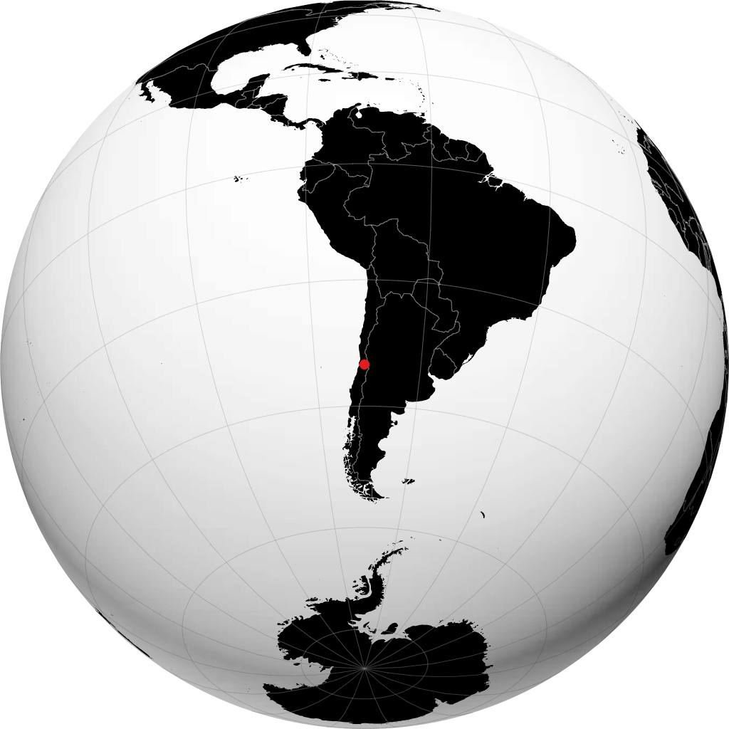 Santiago pada glob