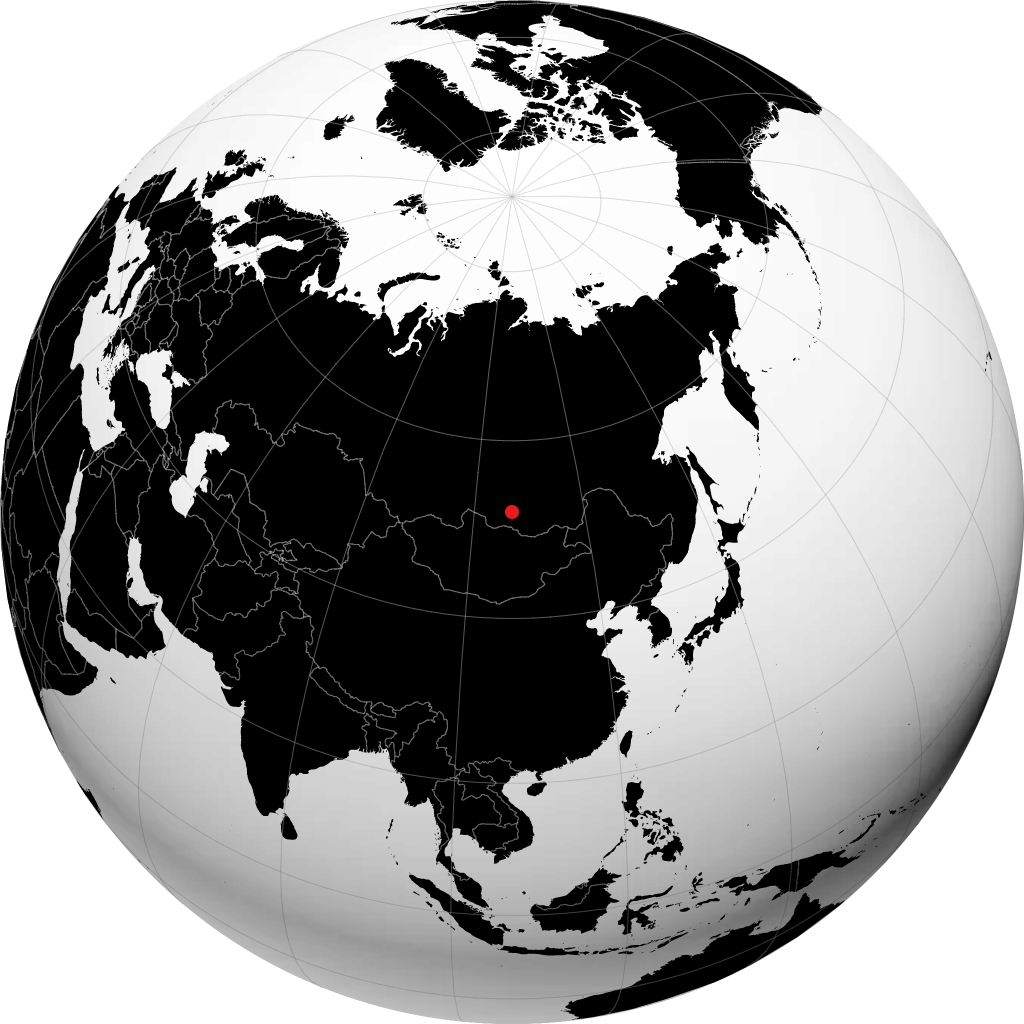 Selenginsk pada glob