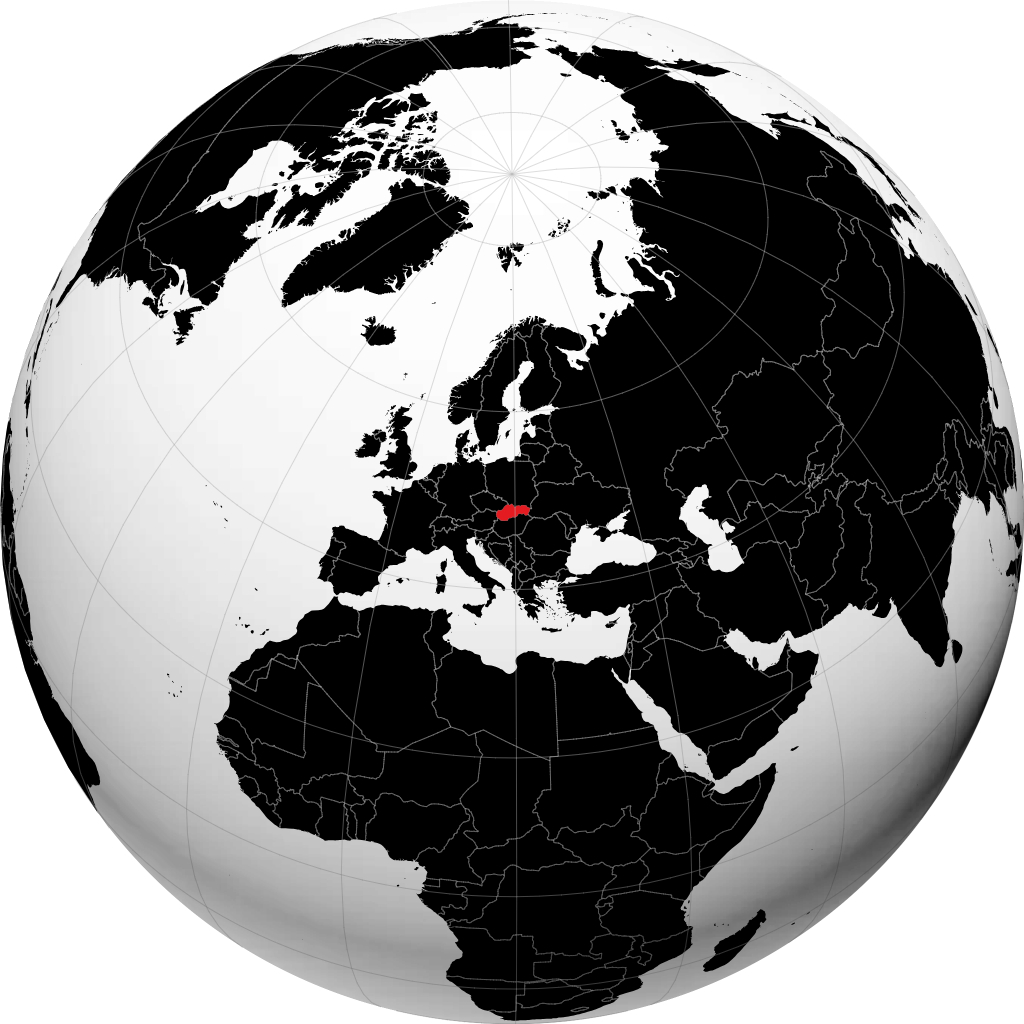 Slovakia pada glob