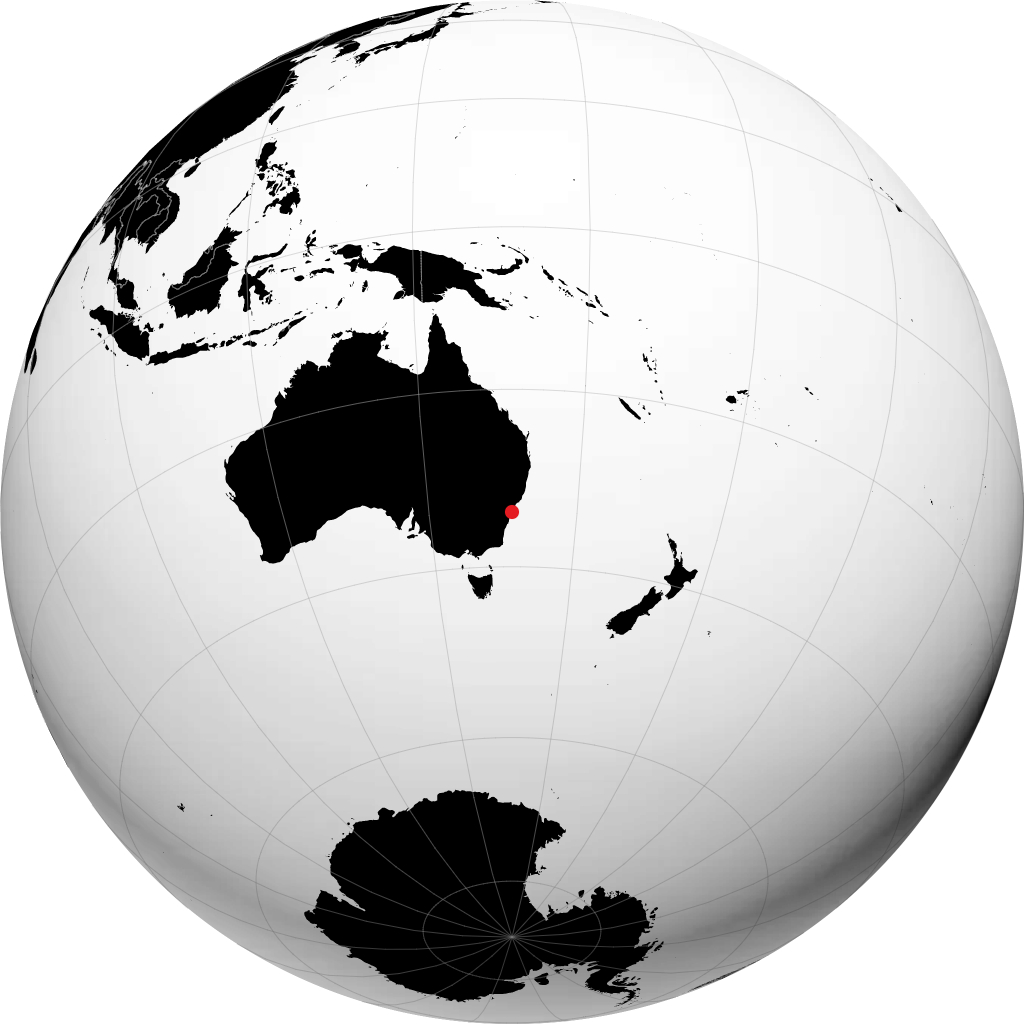 Sydney pada glob