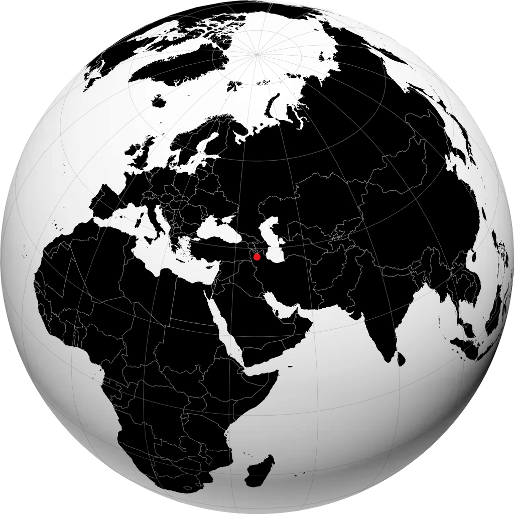 Tabriz pada glob