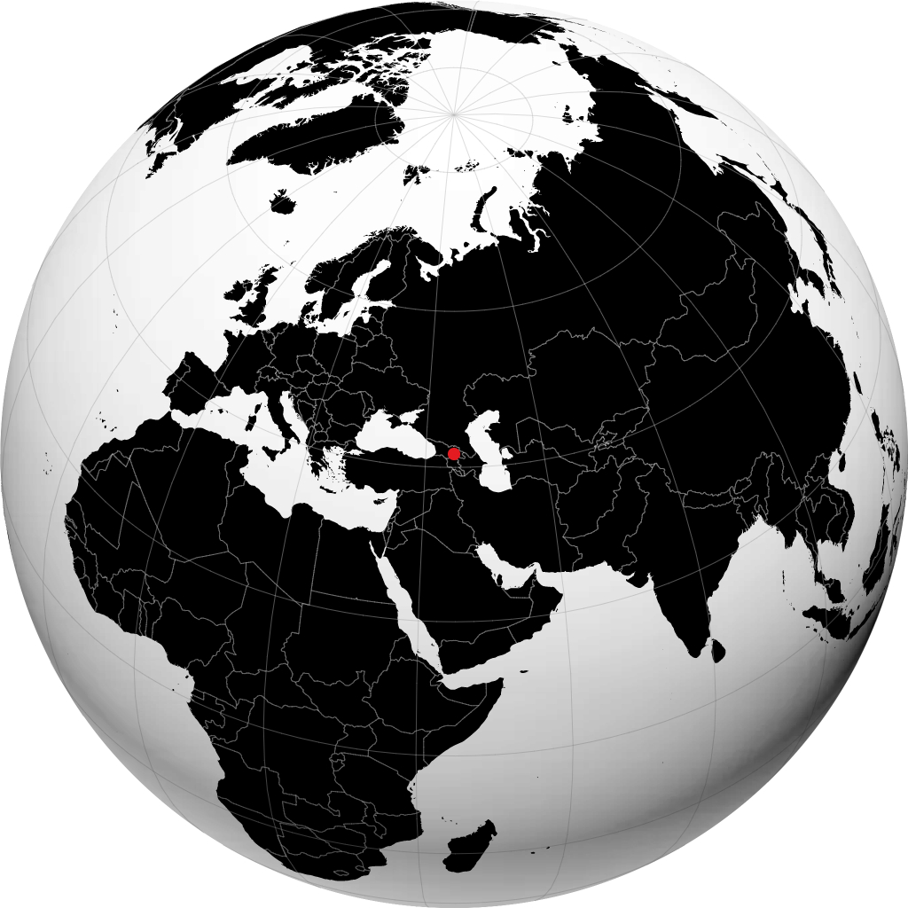 Tbilisi pada glob