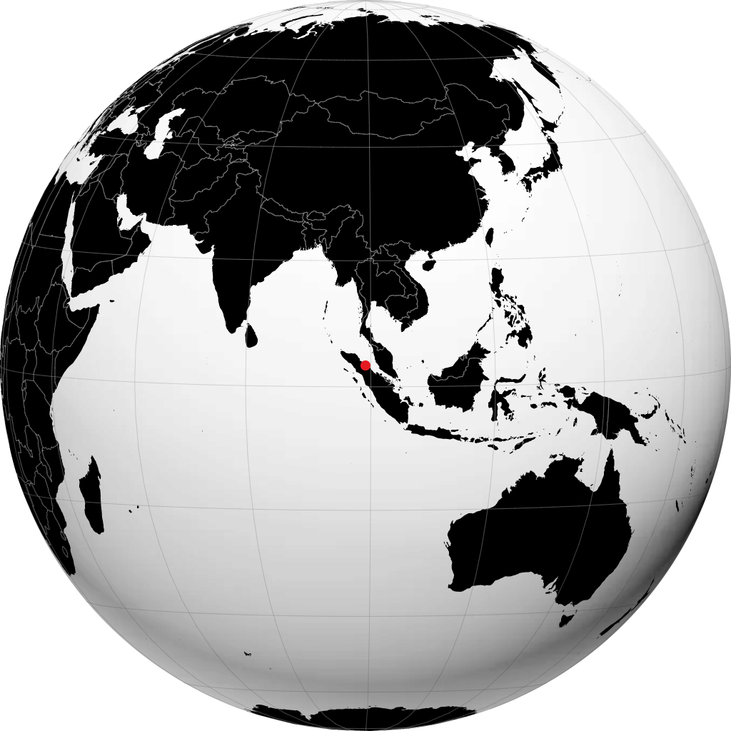 Tebing Tinggi pada glob