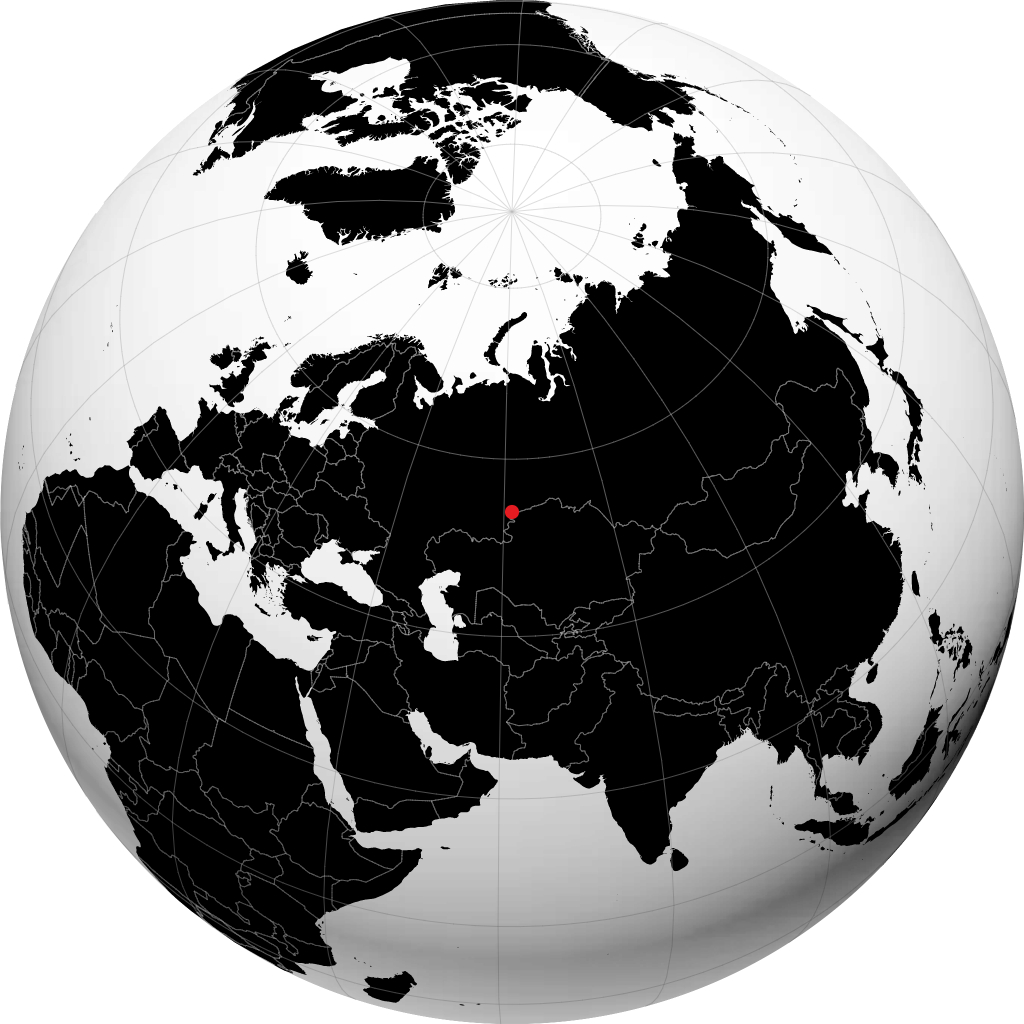 Troitsk pada glob