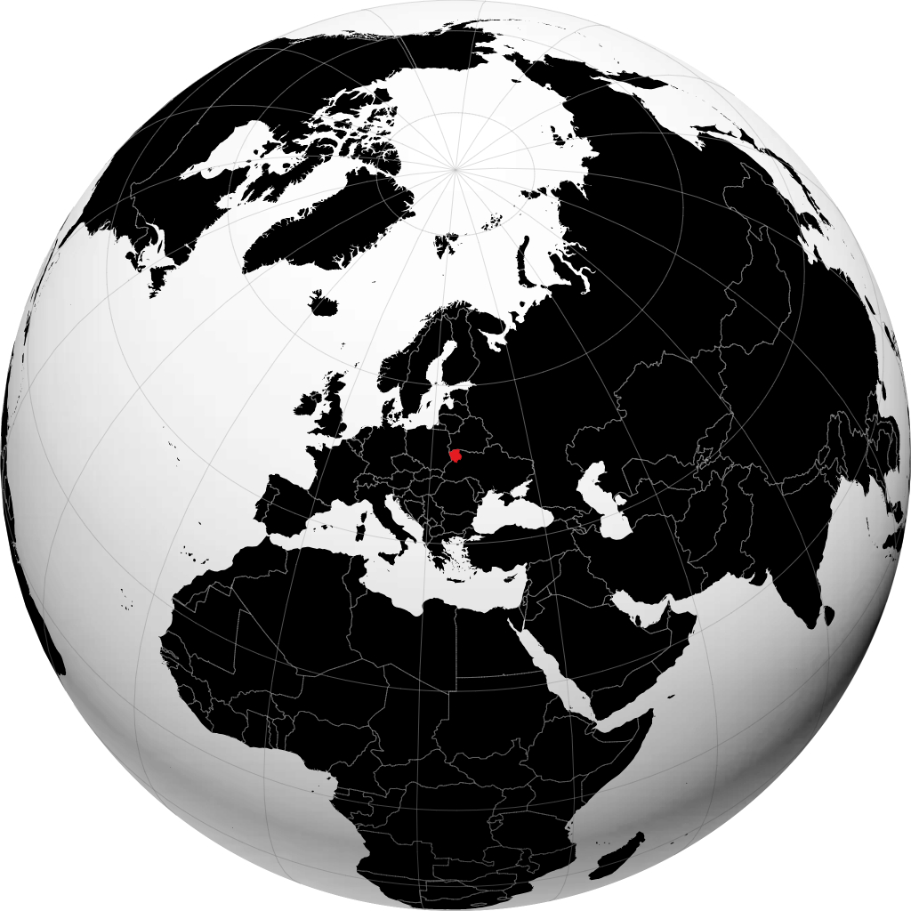 Wilayah Volynska pada glob