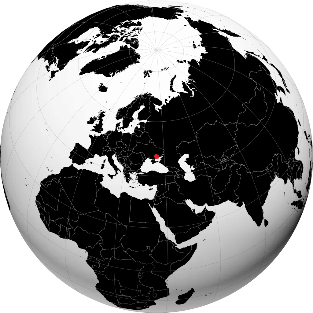 Wilayah Zaporizhzhia pada glob