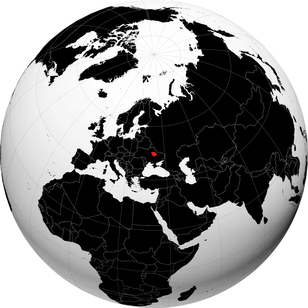 Wilayah Poltava pada glob