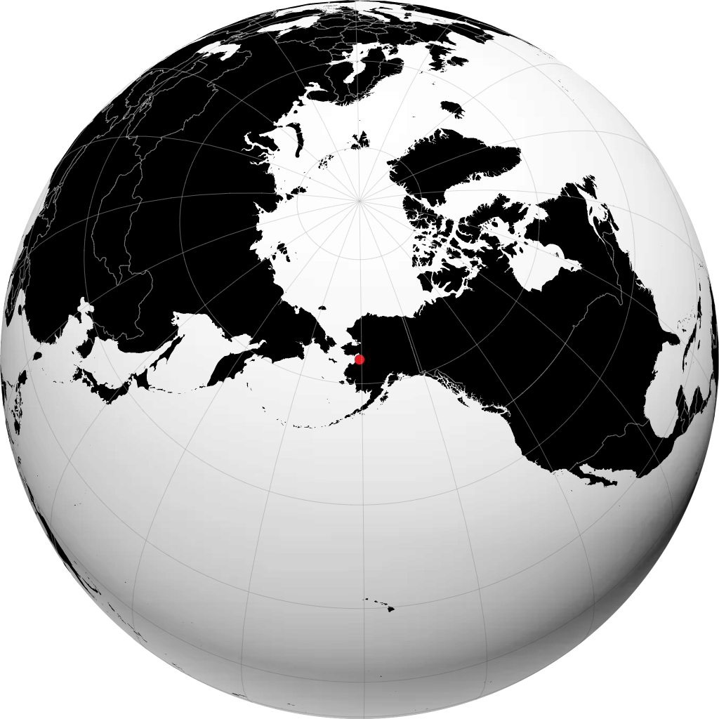 Unalakleet pada glob