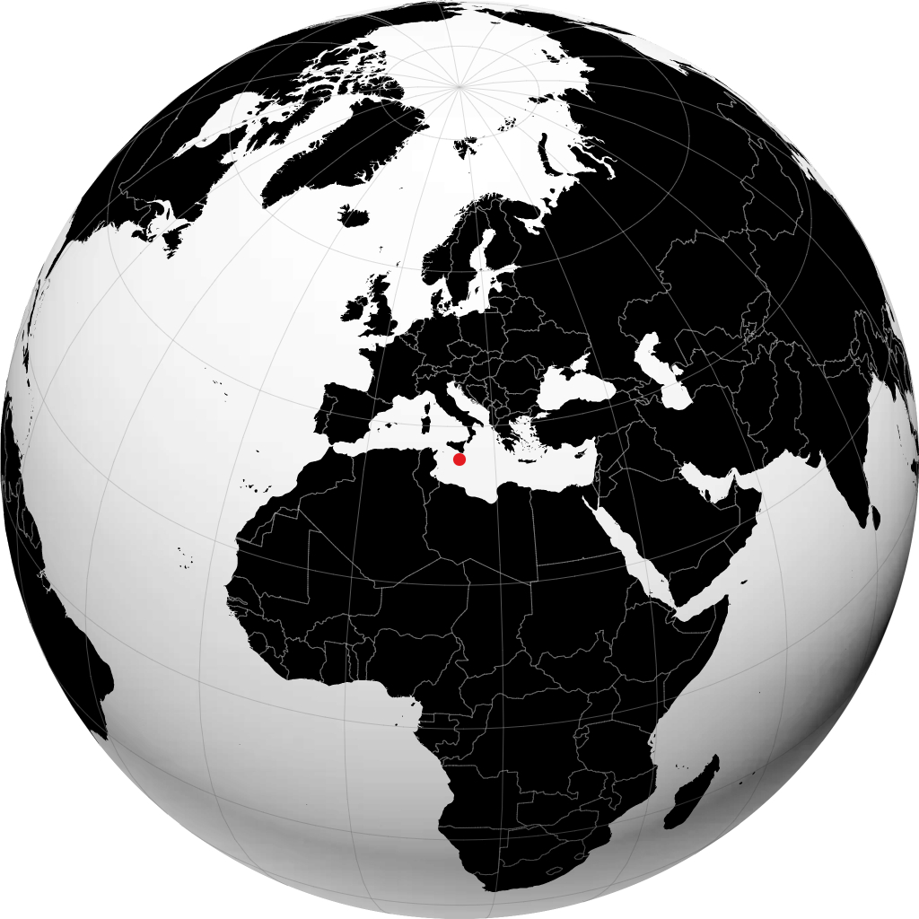 Valletta pada glob