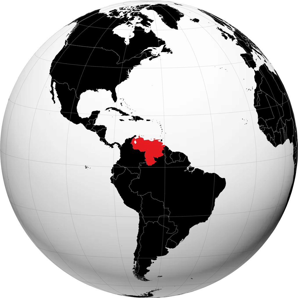 Venezuela pada glob