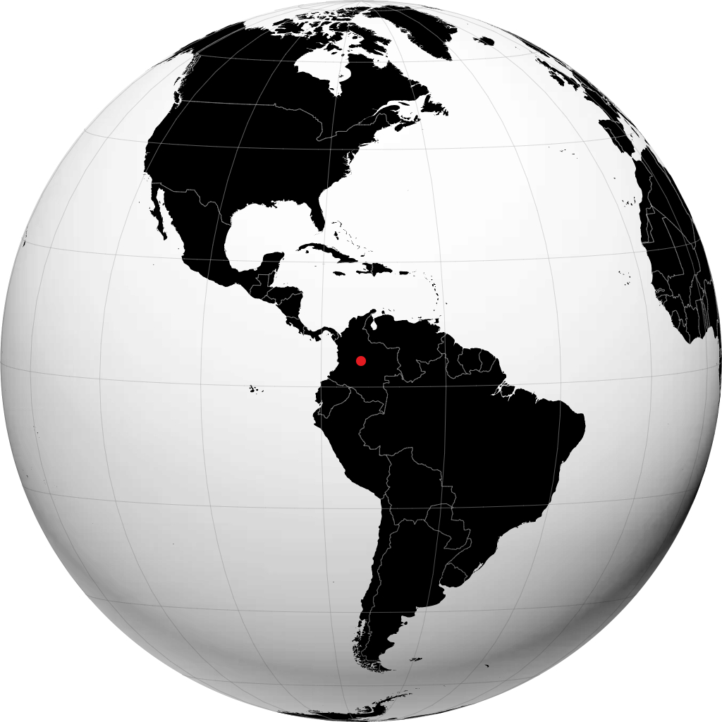 Villavicencio pada glob